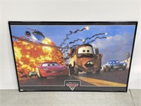 Framed Disney Pixar Cars 2 poster
