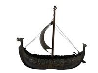 Edward AAGARD Bronze Viking Ship