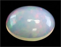 2.99ct Oval Cabochon White Natural Opal IDT