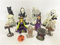 Collection of small Halloween figurines