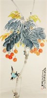 Zhao Shao'ang 1905-1998 Chinese Watercolor