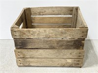 Vintage wooden storage crate