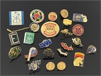 Collection of vintage tie & lapel pins