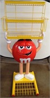 Red M&M Guy Store Candy Display Sales Rack