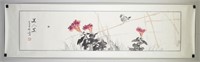 Chang Zhenhuan Chinese Watercolor Bird Scroll