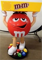 Red M&M Guy Store Candy Display Sales Rack