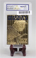 Bleachers 1996 23kt Gold Mickey Mantle Card