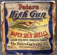 Peters High Gun 12ga. Empty Shotgun Shell Box