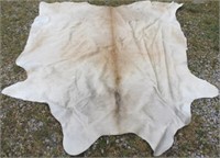 Cow hide design rug