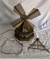 Intricate Wooden Decorative Windmill -A