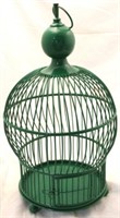 Green birdcage