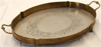 Chelsea House large brass handled tray