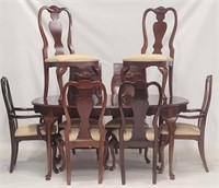 Queen Anne mahogany dining set