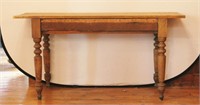 Antique Canadiana Rustic Console Table