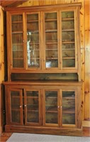 Outstanding Glass Front Flat To Wall Cabinet - 2pc