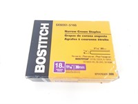 NEW Bostitch Narrow Crown Staples Pack of 3000