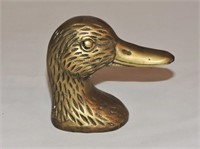 Vintage Figural Bottle Opener - Brass Duck