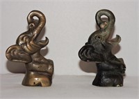 2 Vintage Figural Bottle Openers - Elephants