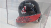 Signed Bob Feller Helmet