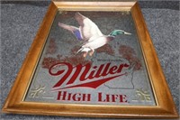Mallard Duck Miller High Life Beer Mirror