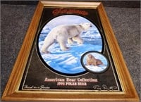 Polar Bear Hamm's Beer Mirror