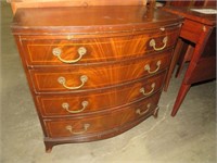 ANTIQUE MAHOGANY (4) DRAWER CHEST