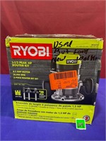 Ryobi Tested+Runs 1-1/2 Peak HP Router Kit