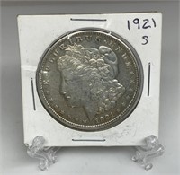 1921 - S Morgan Silver Dollar