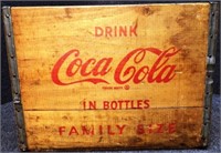 1955 Coca~Cola / Coke Soda Pop Bottle Crate