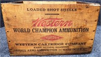 Western Xpert Shotgun Shells Wooden Crate