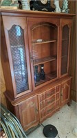 China hutch. Contents and items on top not