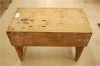 Primitive Wooden Tall Bench