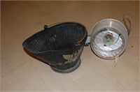 Ash Bucket, Scale and Mounted Light