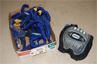 Lot of Irwin Clamps and Knee Pads
