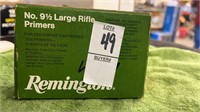 Remington no. 9-1/2 large rifle primers 457 in