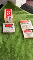 Pistol primers 109 large. 463 small