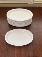 16 Plastic Oval Plates