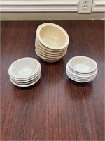 17 Serving Bowls Mixed Sizes