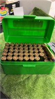 357 Rem Max factory (41 loaded 9 brass)