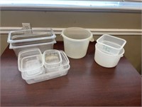 Lot of Plastic Containers