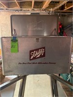 Vintage Schlitz Alumium Beer Cooler w/Tray
