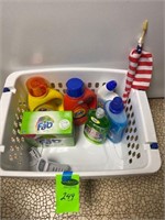 Laundry Basket & Misc Laundry Supplies