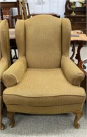Cloth Wingback Chair.  Important note: The