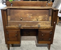 Vintage Desk/Secretary (43"W x 14"D x 44"H),