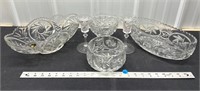 Assortment of Crystal/glass dishware, NO SHIPPING