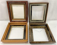 4pc Antique Eastlake Wood Frames
