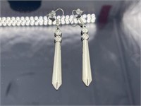 Silver Bling Earrings
