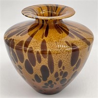 Maestri Vetrai Italian Art Glass Vase