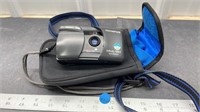 Olympus Infiniti Mini film camera with case.