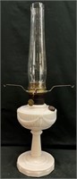 Aladdin Alacite Lincoln Drape Uranium Oil Lamp